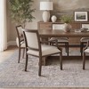 MontVoo Medallion Floral Washable Area Rug Taupe - 3 of 4
