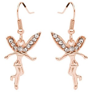Fairy Crystal Wings Hook Earrings for Women Ginger Lyne Collection - 1 of 3