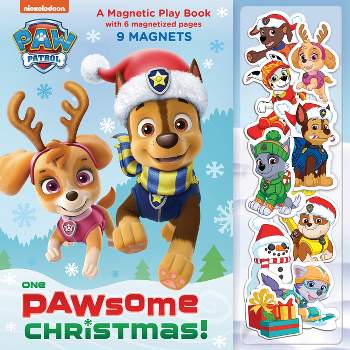 One Pawsome Christmas: A Magnetic Play Book (Paw Patrol) - by  Random House (Board Book)
