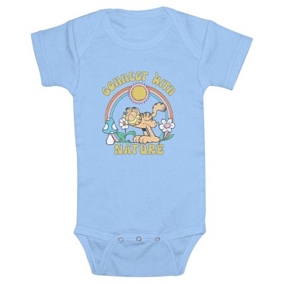 Infant's Garfield Connect With Nature Bodysuit - Light Blue - 12 Months ...