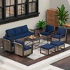 UPTIOT 8-Piece Outdoor Patio Conversation Set - 2 of 4