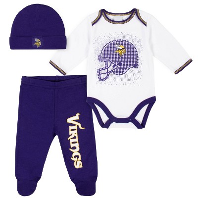 Nfl Minnesota Vikings Toddler Boys' 3pk Coordinate Set - 3t : Target