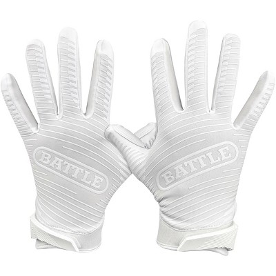 all white youth football gloves