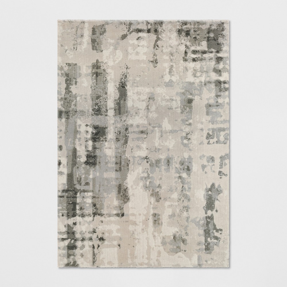 5'x7' Opus Marble Area Rug Ivory/Gray - Project 62™