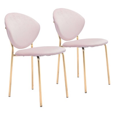 Baby pink dining online chairs