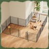 Yaheetech 24" Tall 8 Panels Foldabel Dog Playpen for Outdoor Indoor - 2 of 4