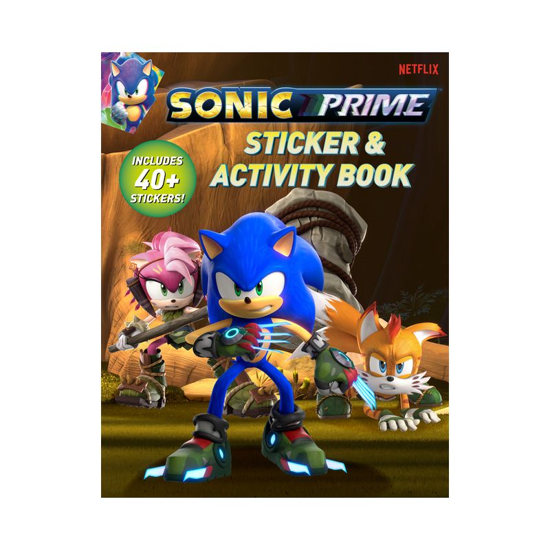 Sonic Prime Sticker & Activity Book - (Sonic the Hedgehog) by  Gabriella Degennaro (Paperback), 1 of 2