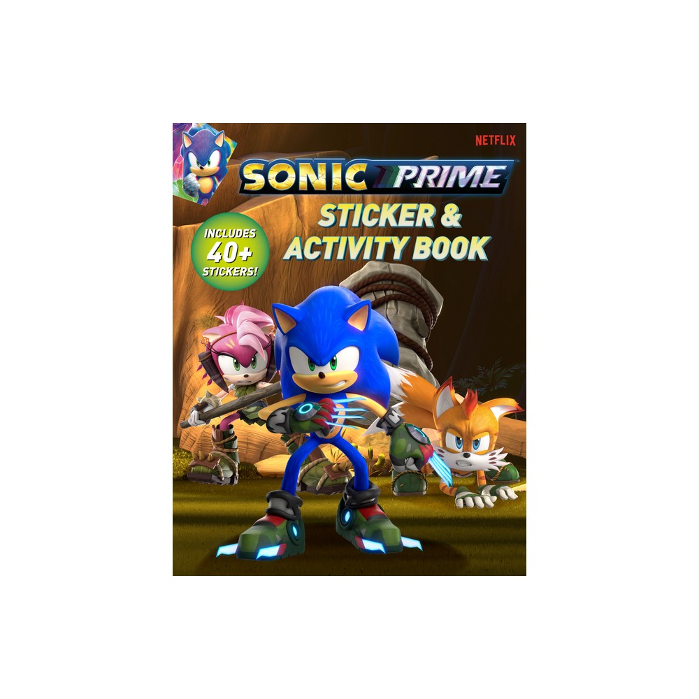 Sonic Prime Sticker & Activity Book - (Sonic the Hedgehog) by Gabriella Degennaro (Paperback)