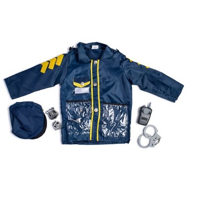 Dress Up America Police Officer  Role Play Dress Up Set for Kids Ages 3-8