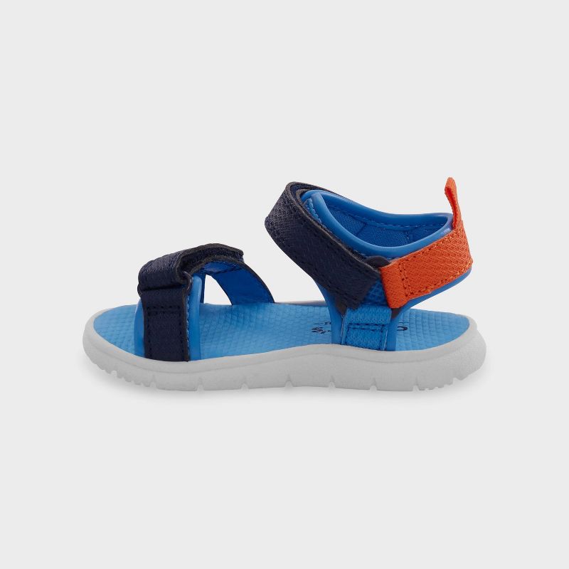 Carter's Just One You® Toddler Boys' First Walker Sporty Sandals - Blue, 3 of 6