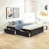 FULL BED WITH TWIN SIZE TRUNDLE AND TWO DRAWERS FOR ESPRESSO COLOR - 4 of 4
