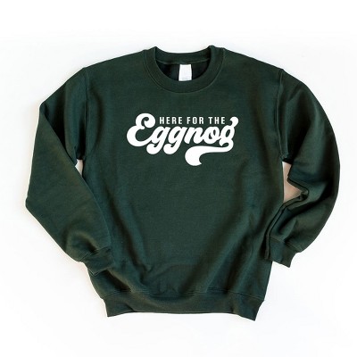 Simply Sage Market Women's Graphic Sweatshirt Here For The Eggnog