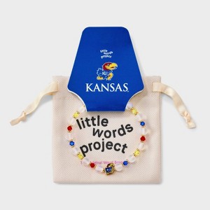 Little Words Project University of Kansas Beaded Bracelet - 1 of 4