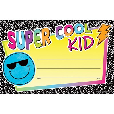Teacher Created Resources Brights 4Ever Super Cool Kid Awards, Pack of 25 (Case of 6)