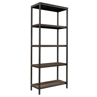 56" North Avenue Tall Bookshelf Smoked Oak Finish - Sauder