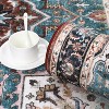 Area Rug Vintage Medallion Entryway Mat Washable Boho Floral Hallway Runner Bedroom Bedside Laundry Indoor Oriental Non-Slip Kitchen - 4 of 4