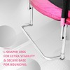 Vynxaria 8FT Trampoline Outer Net-Pink and black - 4 of 4