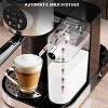 Kismile Espresso Machine 20Bar, Cappuccino Machine with Automatic Milk Frother,3 in 1 Professional Espresso Maker with Capsule Compatible - 4 of 4