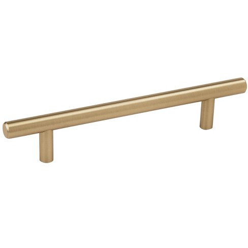 Amerock Bar Pulls 5-1/16 Inch (128mm) Center-to-center Golden Champagne ...