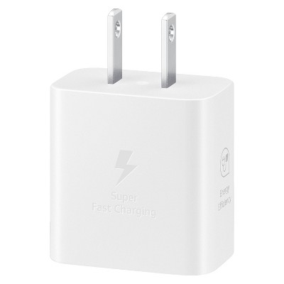 Samsung 25W Super Fast USB-C Wall Charger - White