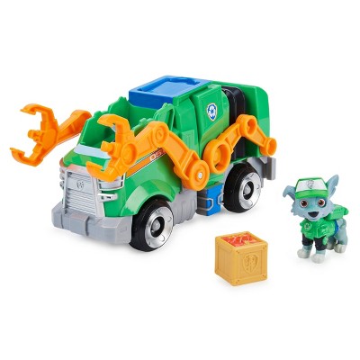 paw patrol rocky transforming recycle truck