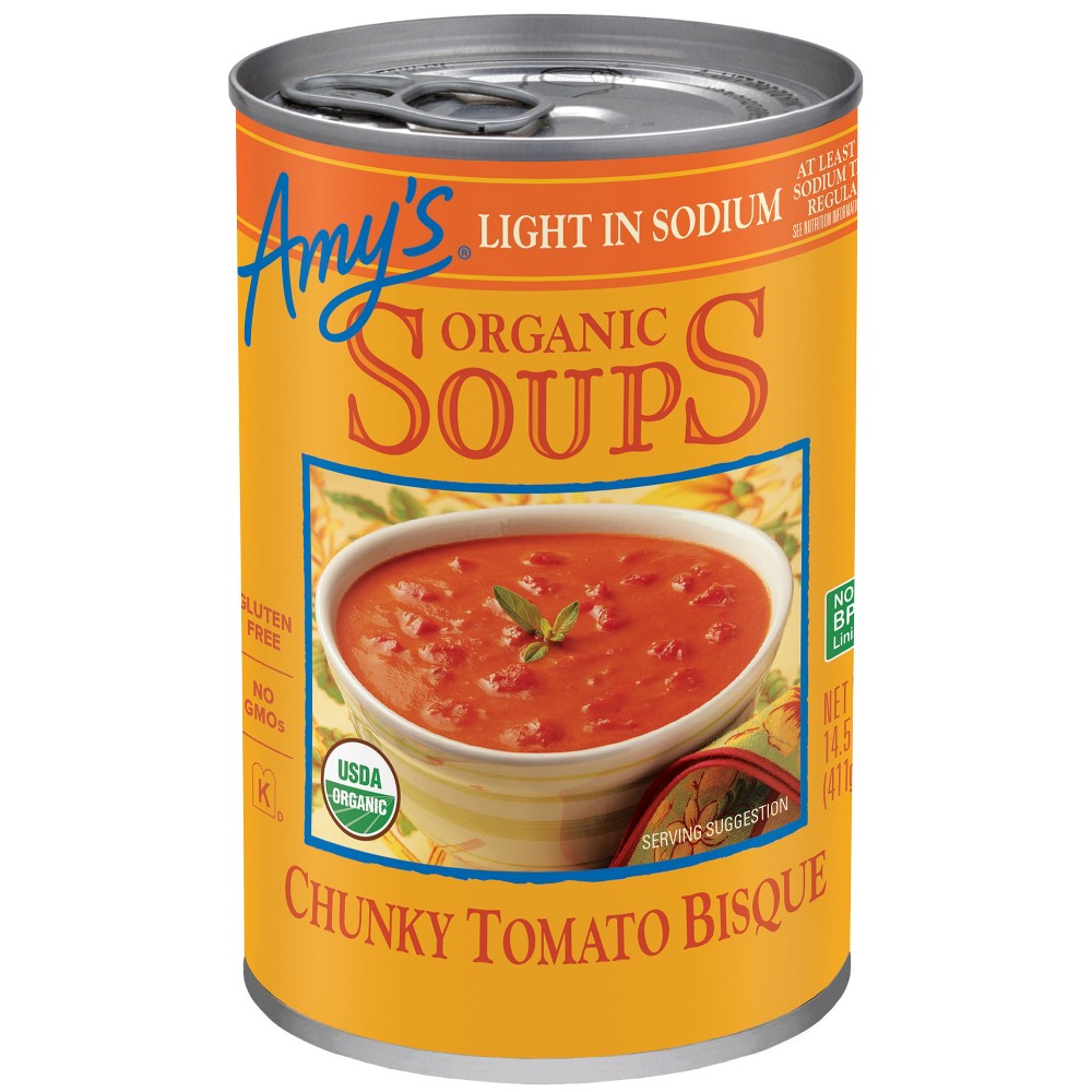 ORGANIC SOUPS, CHUNKY TOMATO BISQUE