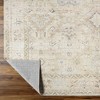Hauteloom Marlene Damask Light Brown Area Rug - 4 of 4