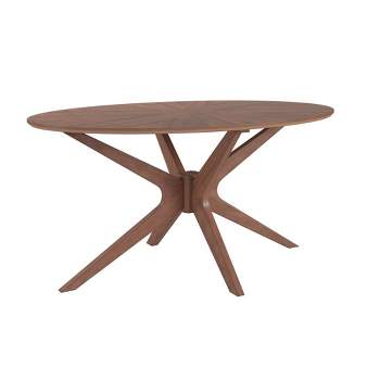 Mckinley Oval Dining Table Walnut - Inspire Q