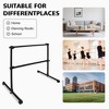 SEVOBAL Home Gyms 4FT Black Ballet Barre With Adjustable Range Of 6.7-46 Inches For Dance Practice, Black, 48"*30"*46" - 4 of 4