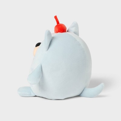 Детские мягкие игрушки Pillowfort Cat Kids' Mini Weighted Plush Throw Pillow Blue — фото 3