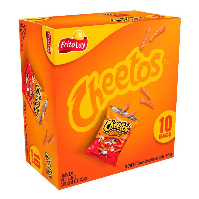 Cheetos Crunchy Cheese Flavored Snacks - 10ct, 1 of 7