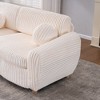 CAVINAS Modern Sofa for Living Room, 84" Loveseat Sofa, Corduroy Sofa Couch, Upholstered Sofa for Apatment Bedroom Home Office - 3 of 4