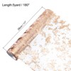 Unique Bargains Metallic Foil Thin Mesh Polyester Luxurious Table Runner - 2 of 3