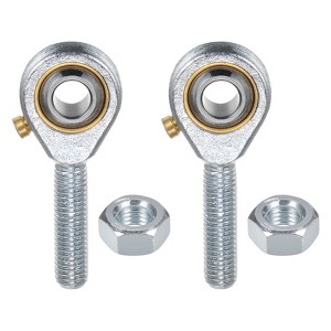 Unique Bargains Self-Lubricating Thread Joint Jam Nuts Rod End Bearing 2 Pcs - 1 of 4