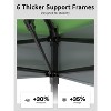 Gazebo Tent 13x13 Pop Up Instant Canopy Tent with 4 Sand Bags & Mosquito Netting for Backyard Garden Patio, Height Adjustable - 4 of 4