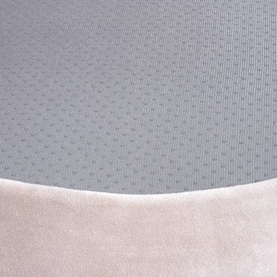 Gordon Shark Gray Plush Pet Bolster Bed, Medium