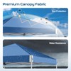 Aoodor 12'x 12' Pop Up Canopy Tent, Beach Tent with Roller Bag, Portable Instant Shade Canopy - 4 of 4