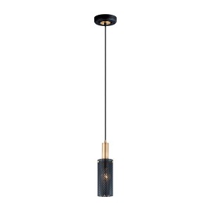 Maxim Lighting Perf 1 - Light Pendant in  Black/Satin Brass - 1 of 4