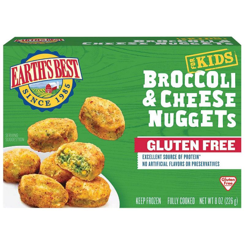 Earth&#39;s Best Frozen Gluten Free Broccoli and Cheese Nuggets - 8oz, 2 of 7