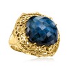 Ross-Simons Labradorite Ring in 18kt Gold Over Sterling - 4 of 4