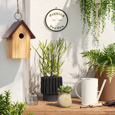 Outdoor Wood Bird House - Threshold&#8482;_3