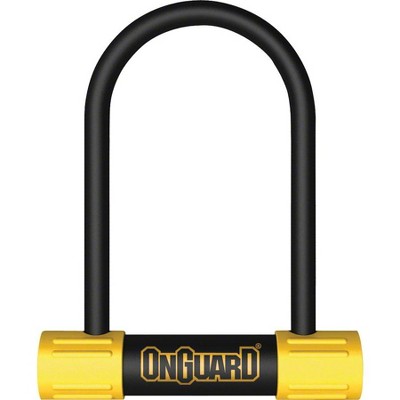 OnGuard BullDog Series U-Lock 3.5 x 5.5" Black/Yellow