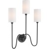 Quorum Lighting Charlotte 3 - Light Sconce in  Matte Black - 2 of 4