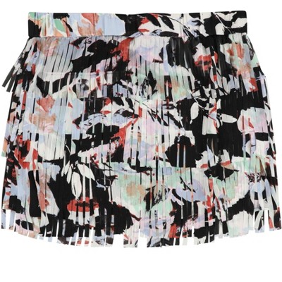 bar III Womens Fringe Mini Skirt