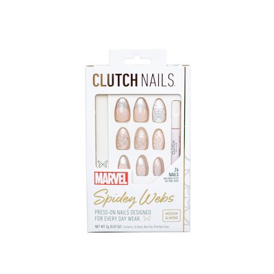 Clutch Nails Spider-Man Fake Nails - Set 1 - 24ct