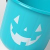 Teal Pumpkin Stackable Halloween Trick or Treat Pail - Hyde and EEK! Boutique™: Jack-o-Lantern Design, No Assembly - 4 of 4