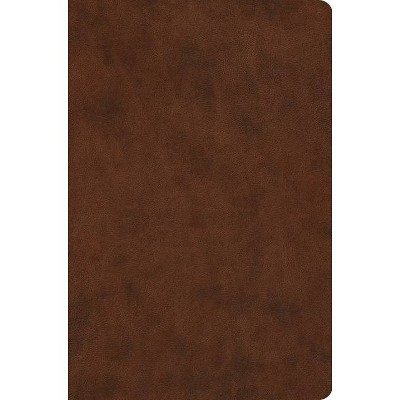 Value Compact Bible-ESV - (Leather Bound)