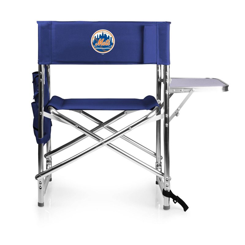 MLB New York Mets Outdoor Sports Chair - Navy Blue, 1 of 13