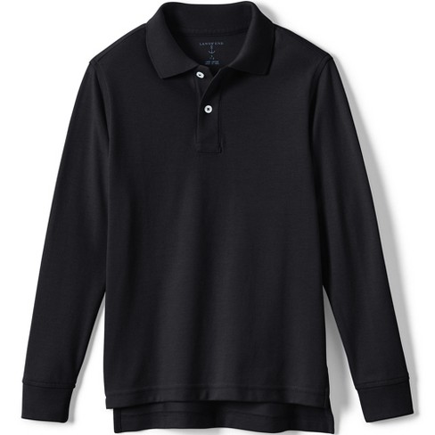 Lands' End School Uniform Kids Long Sleeve Mesh Polo Shirt : Target