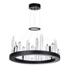 CWI Lighting Juliette LED Chandelier With Black Finish - 3 of 3